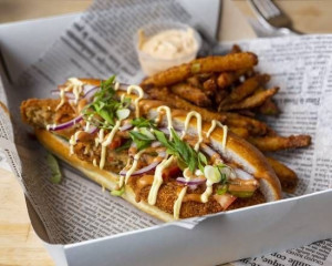 504. Po’boy Gâteau de crabe / Crab Cake