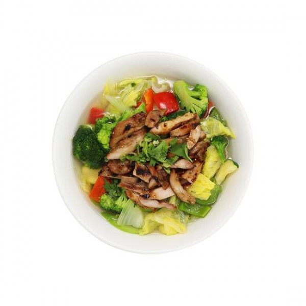 10. Pho Au poulet grillé