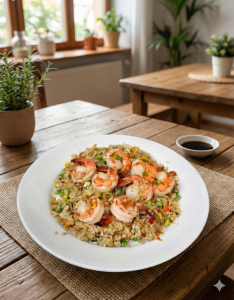 5. Riz frit aux Crevettes