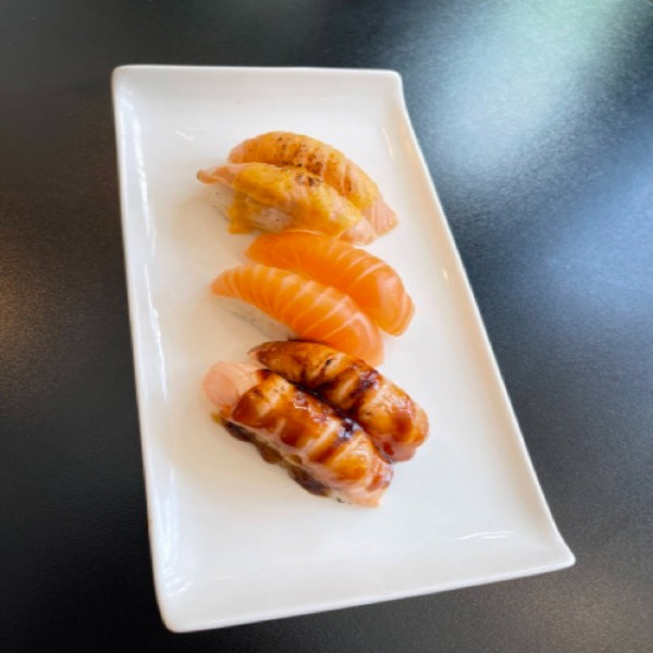 Trois couleurs de saumon