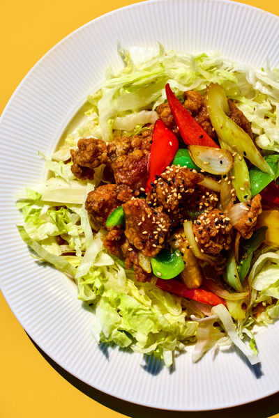 W1. Poulet croustillant a la sauce aigre-douce