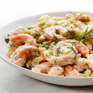 SALADE REPAS CREVETTE ROSE CUIT