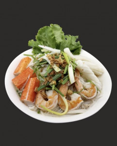 P8. Seafood Noodle Chicken Soup | Súp hoành thánh tôm