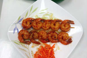 108. Tôm nướng saté (10pcs)