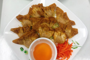 112. Hoành thánh chiên
