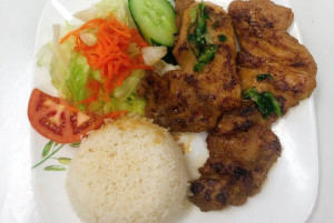 504. Cơm gà nướng (2pcs)