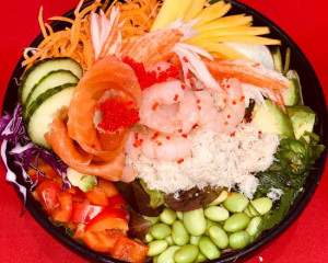 Poke bol aux fruits de mer / Seafood Poke Bol
