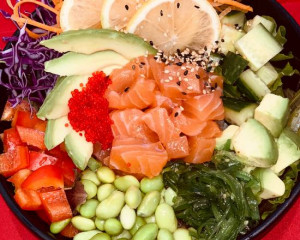 Poke: Saumon / Salmon (2 pour/for 1)