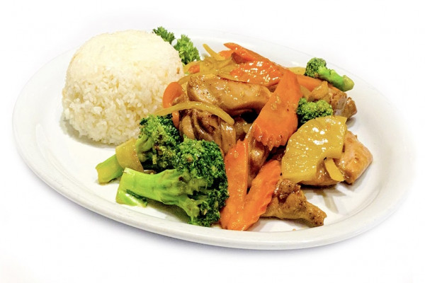 Cơm Gà Xào Khóm