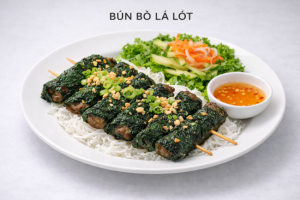 V3.  Vermicelles Boeuf au feuille La Lot  / La Lot Beef Vermicelli 