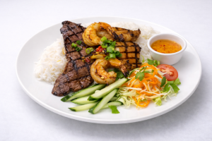 2x Riz Speciale ( Poulet, Boeuf & Crevettes) / 2x Special Rice ( Chicken, Beef & Shrimps)