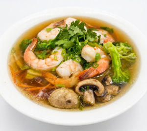 Soupe Tonkinoise aux Crevettes Legumes