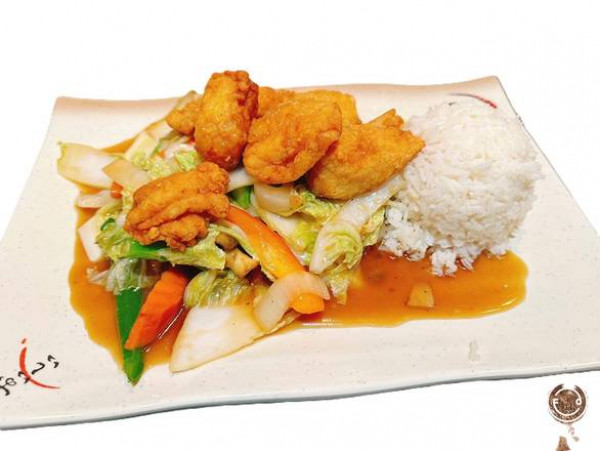 Poisson sauté aux légumes / Vegetable Fish