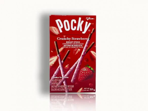 Glico Pocky Crunchy Strawberry (51g)