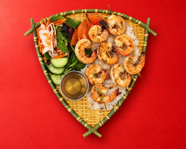 Crevettes grillés